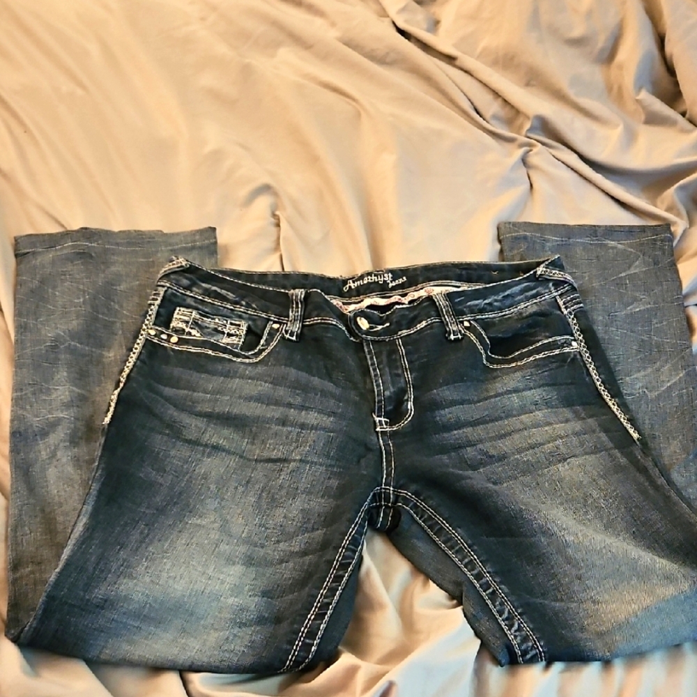 Size 11 Amethyst Juniors Blue Jeans‎